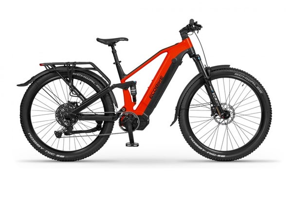 Ecobike RX500 MAX Red SUV &ndash; s&auml;hk&ouml;avusteinen retkipy&ouml;r&auml; (ENNAKKOTILAUS VALMISTUU 3.4)