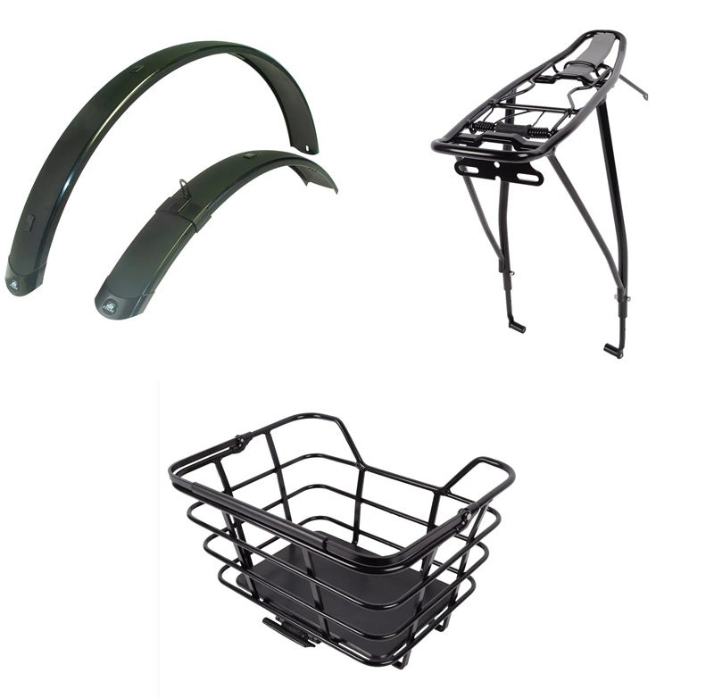 Retkipaketti korilla asennettuna